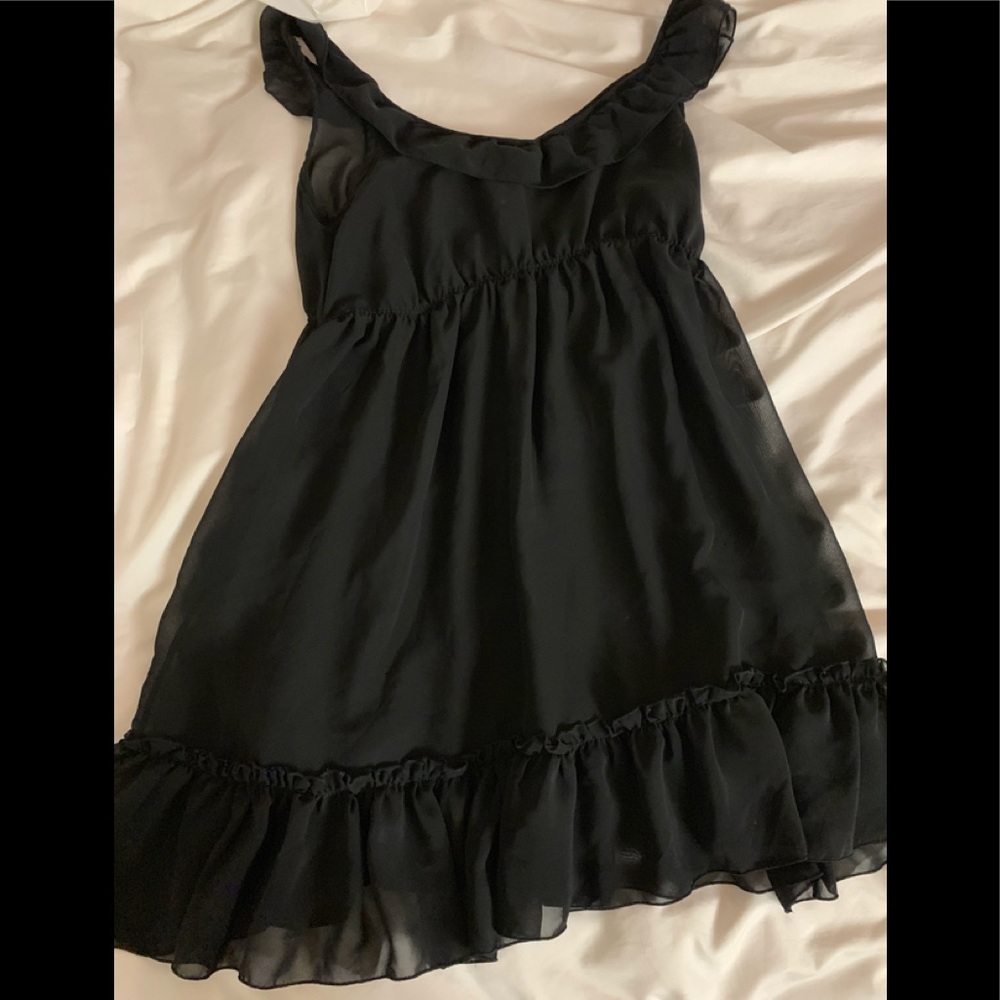 Size Small Black See Through Nighty
